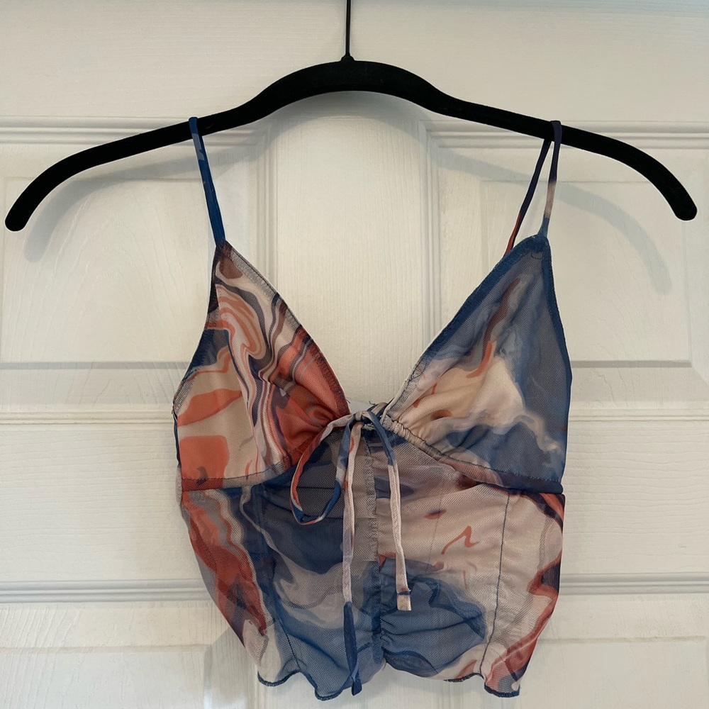 Bershka Marble Tank top